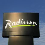 Radisson hotel sign